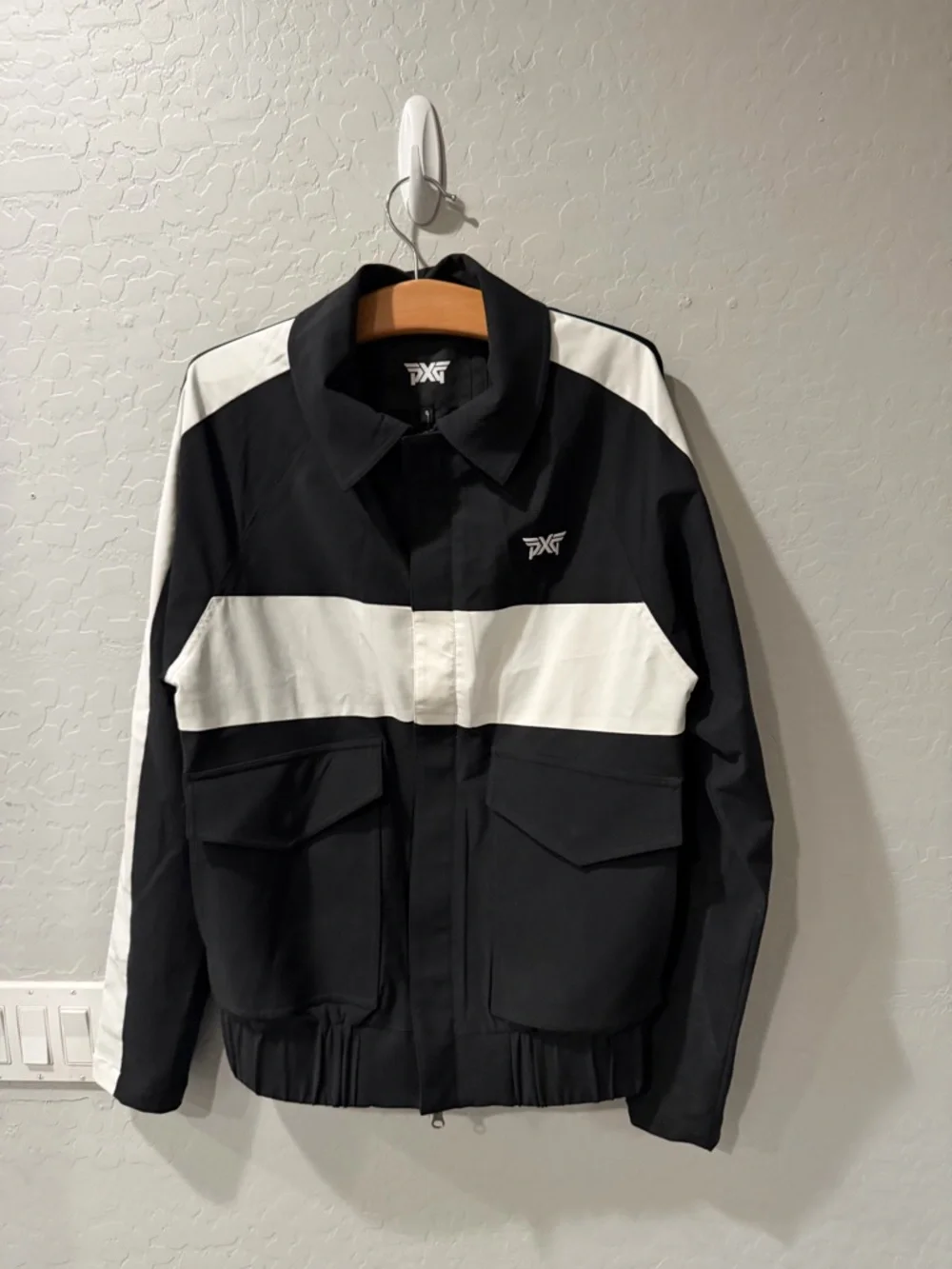 NWT PXG Parsons Extreme Hybrid Full Zip Golf Jacket Small Bin 3